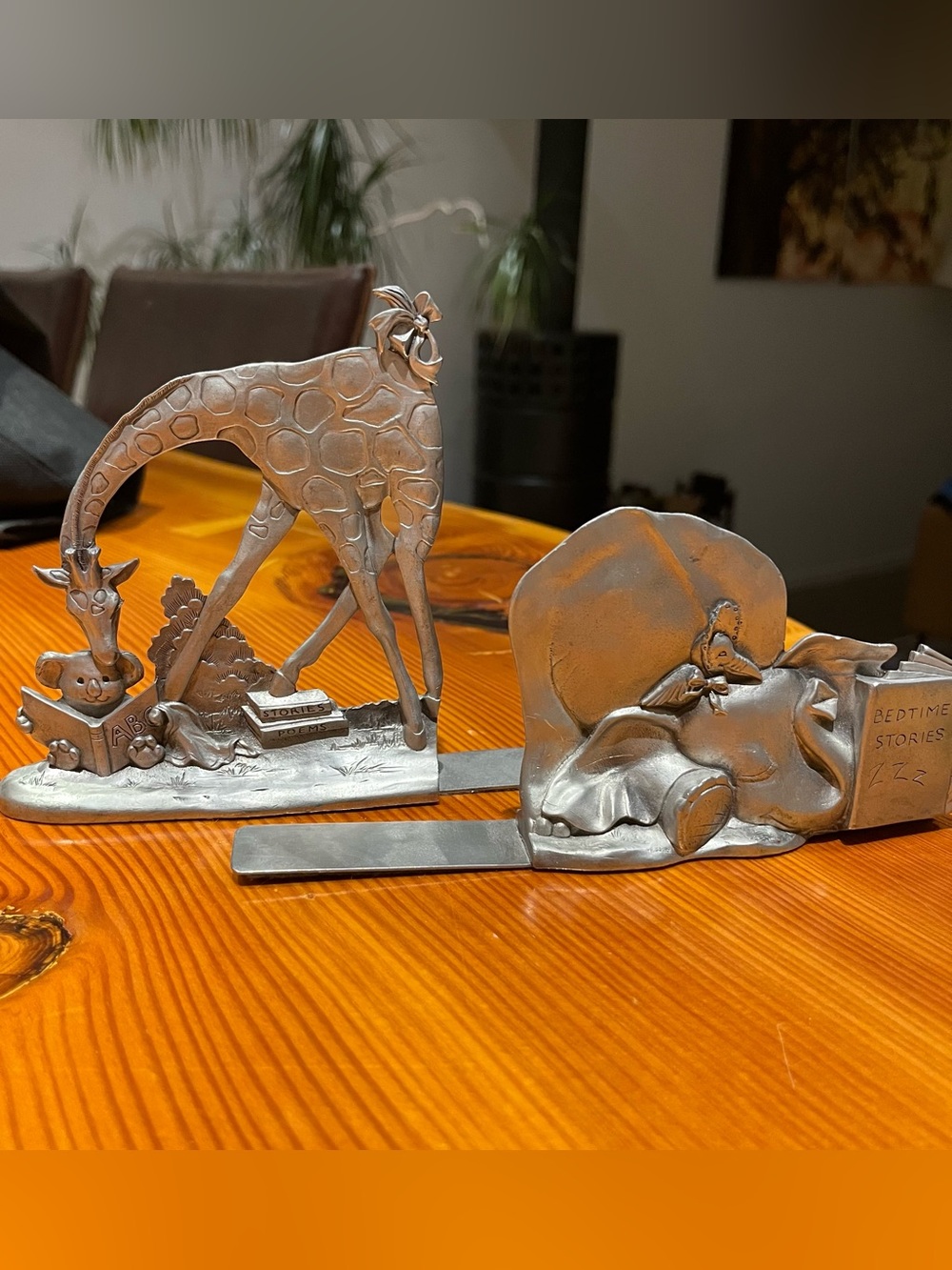 Vintage (1993) Seagull Pewter Children’s Bookends